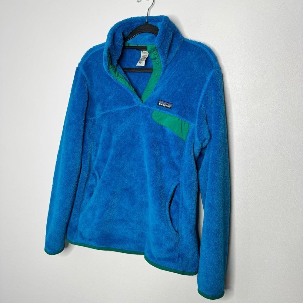 Patagonia Women's Re-Tool Snap-T Pullover in a blue size medium - Picture 2 of 5